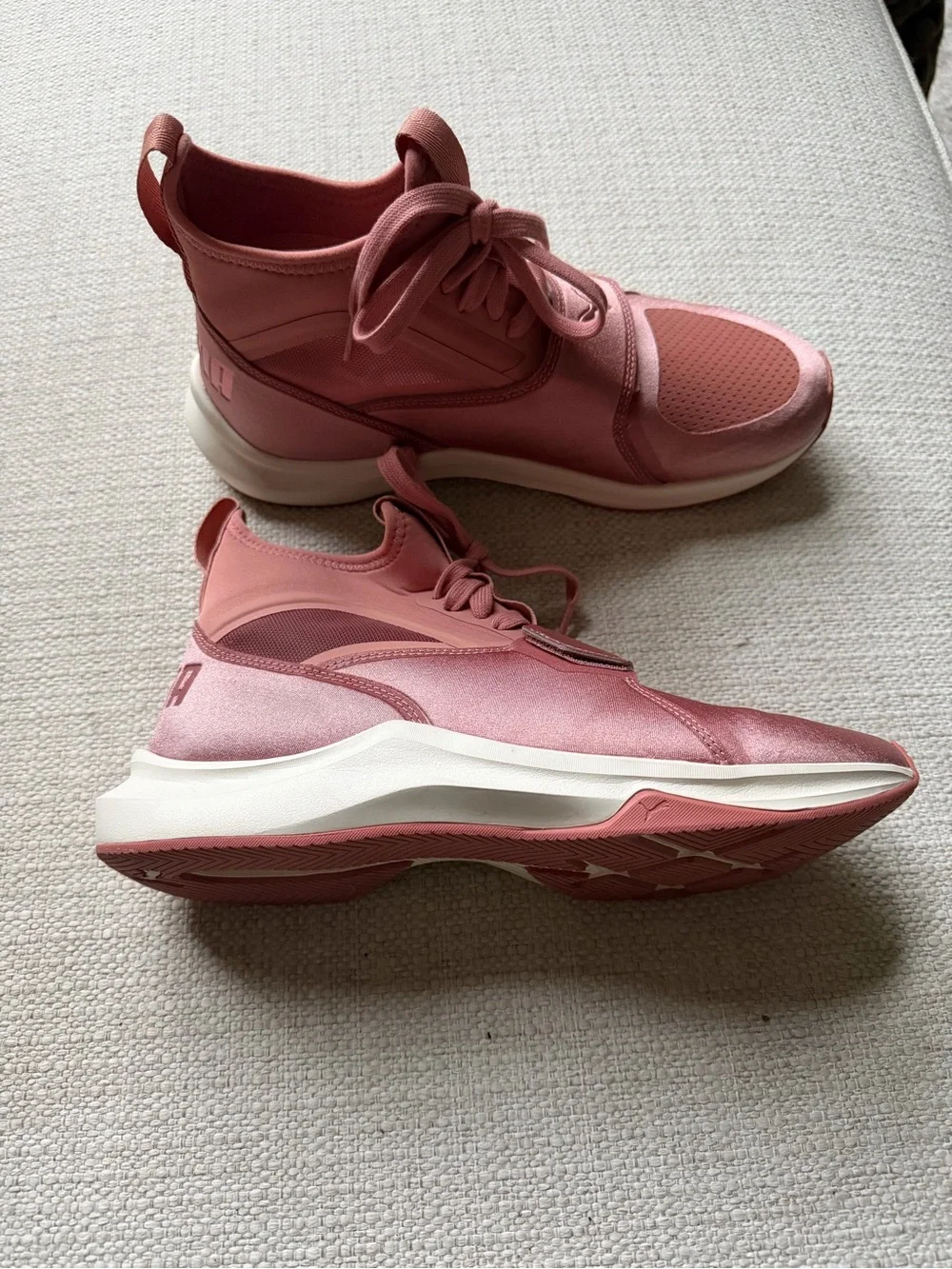Puma Women's Mauve Pink Athletic Slip-On Sneakers